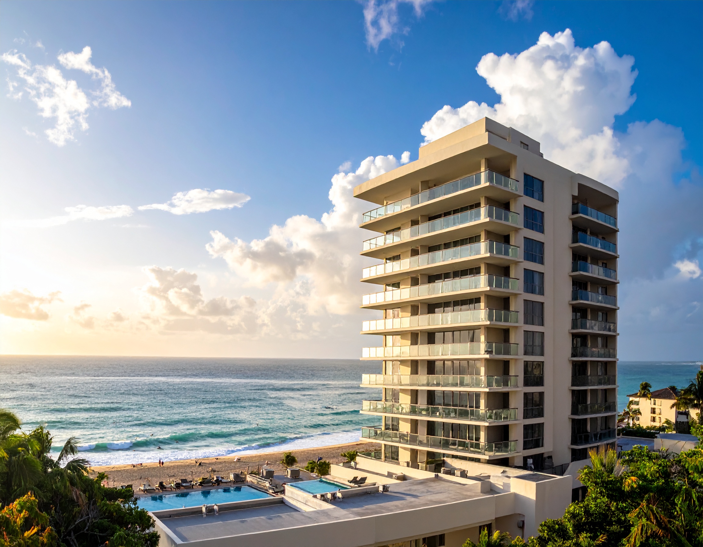 Firefly Oceanfront High Rise Condo Building With Flat Roof 397016